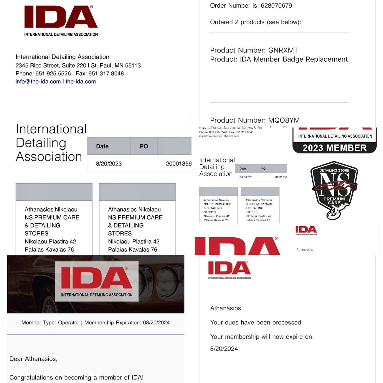 Member of International Detailing Association σε Κέρωμα Αυτοκινήτου